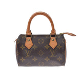 LOUIS VUITTON Louis Vuitton Monogram Mini Speedy Brown M41534 Ladies Monogram Canvas Handbag B Rank used Ginzo