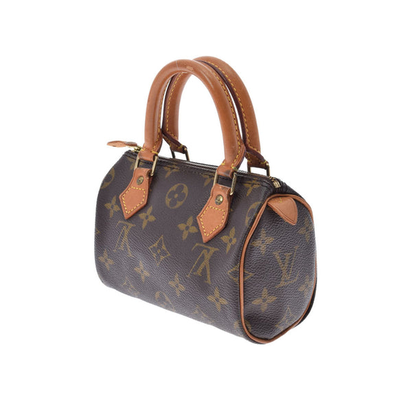 LOUIS VUITTON Louis Vuitton Monogram Mini Speedy Brown M41534 Ladies Monogram Canvas Handbag B Rank used Ginzo