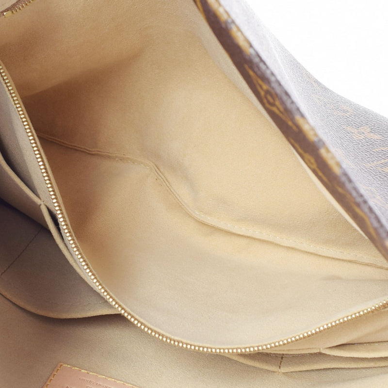 路易威顿路易·维顿（Louis Vuitton）路易威登（Louis Vuitton）会标艺术毫米棕色M40249女士会标帆布一肩袋AB级替代Ginzo