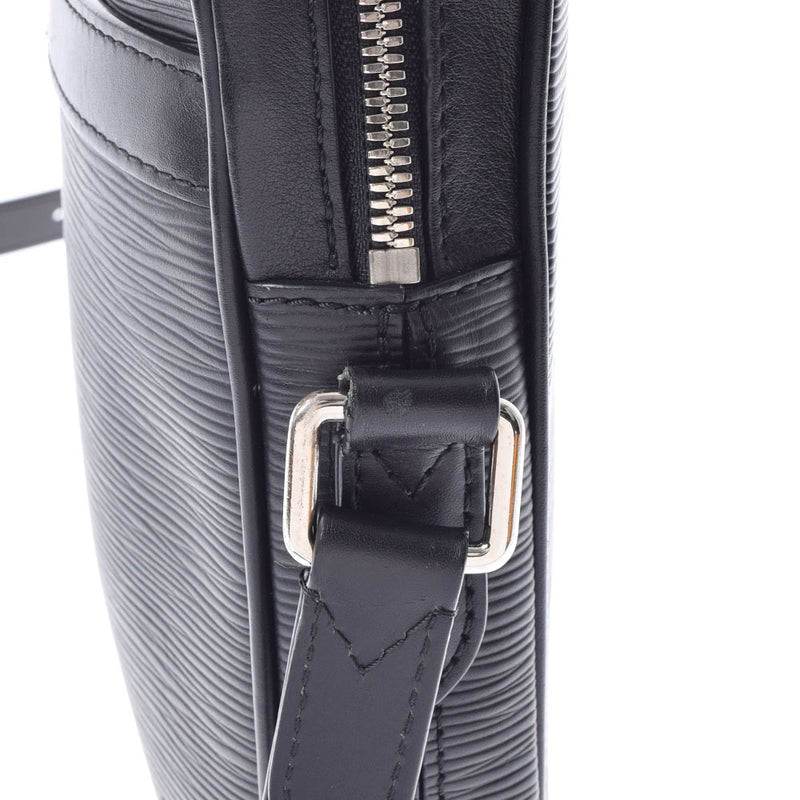 LOUIS VUITTON Louis Vuitton Epi Dunueve PM NM Black M51694 Men's Epireather Shoulder Bag AB Rank Used Ginzo