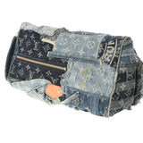 LOUIS VUITTON Louis Vuitton Monogram Patchwork Denim Speedy 30 Blue M95380 Unisex Denim Handbag B Rank used Ginzo