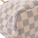 LOUIS VUITTON Louis Vuitton Damier Azur Never Frle PM White N51110 Unisex Damier Zuru Canvas Handbag B Rank used Ginzo