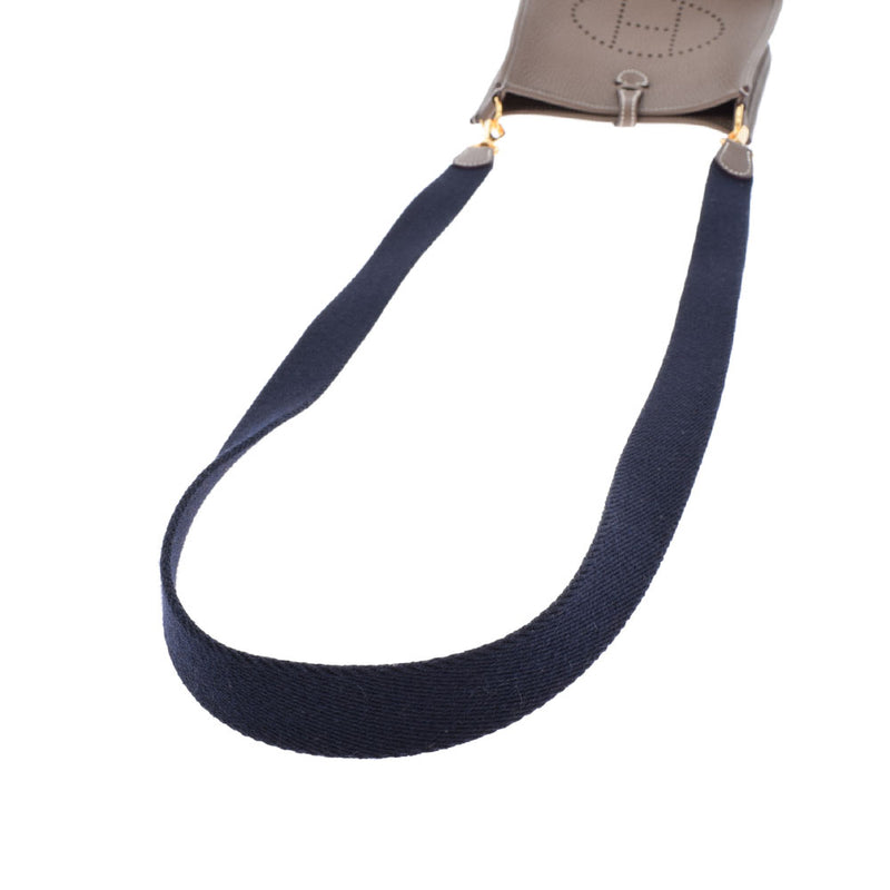 HERMES Hermes Evrin TPM Etou Pu/Navy Gold Bracket C engraved (around 2018) Ladies Toryon Remance Shoulder Bag New Federation Ginzo