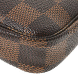 LOUIS VUITTON Louis Vuitton Damier Mini T & B Brown N58011 Ladies Dami Cambus Accessory Pouch A Rank used Ginzo