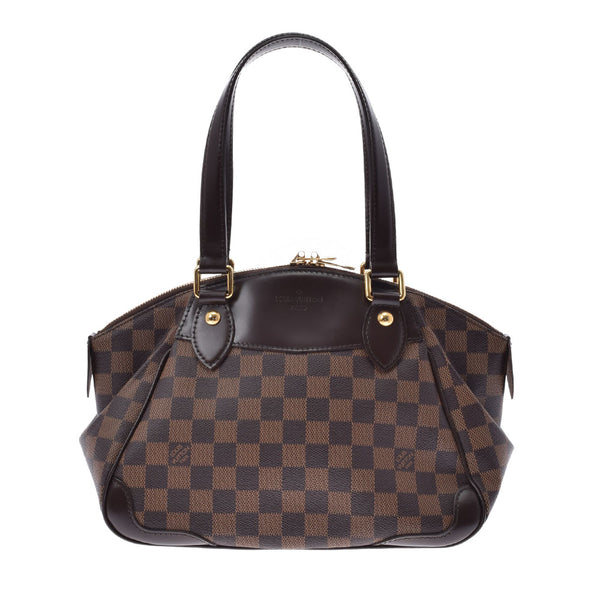 LOUIS VUITTON Louis Vuitton Dami Verona PM Brown N41117 Ladies Dami Cambus Handbag A Rank used Ginzo