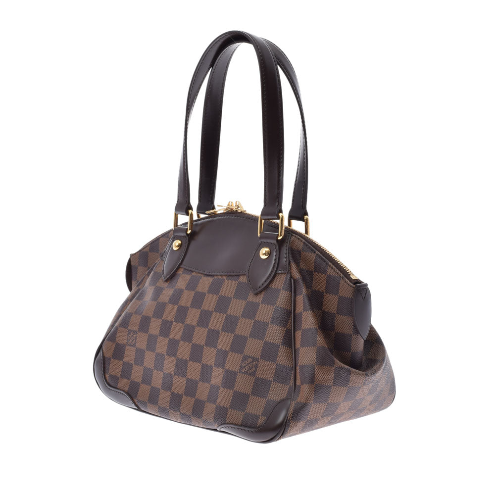 LOUIS VUITTON ルイヴィトン ダミエ ヴェローナPM ブラウン N41117 レディース ダミエキャンバス ハンドバッグ Aランク 中古  - Alzadfoods