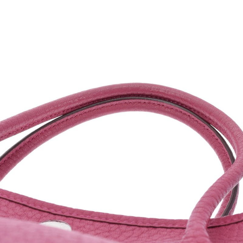 HERMES エルメス ガーデンパーティー TPM ローズウッド □P刻印(2012年頃) ユニセックス ネゴンダ ハンドバッグ Aランク 中古 銀蔵