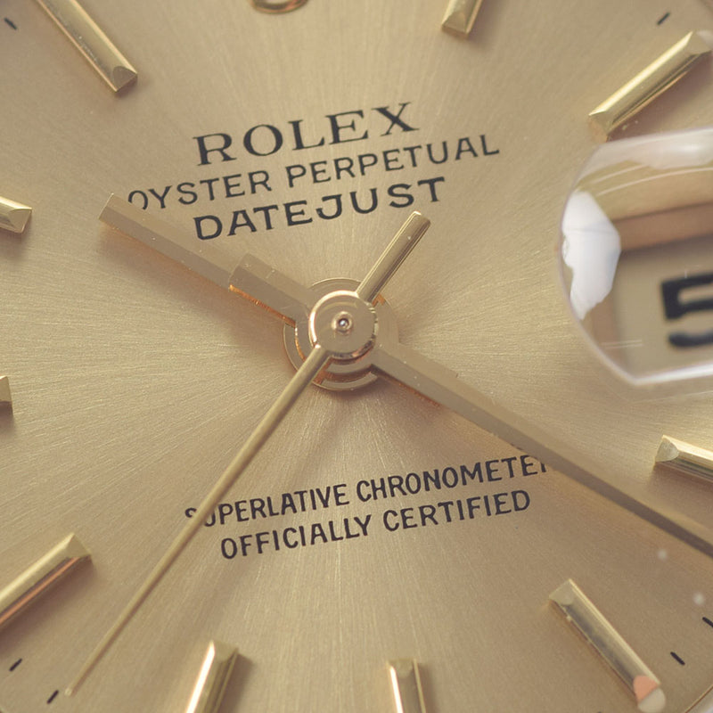ROLEX ロレックス デイトジャスト 79173 レディース YG/SS 腕時計 自動巻き シャンパン文字盤 Aランク 中古 銀蔵