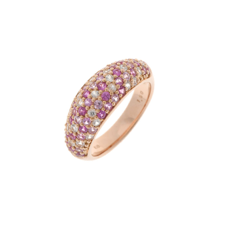 Others Pink Sapphire 1.50ct Pink Gold No. 12 Ladies K18PG Ring / Ring A Rank used Ginzo