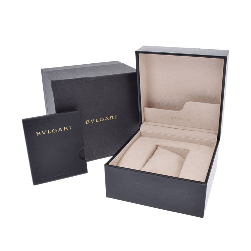 BVLGARI ブルガリ ブルガリブルガリ カーボンゴールド BB40CL レディース カーボン/革 腕時計 自動巻き 黒文字盤 Aランク 中古 銀蔵