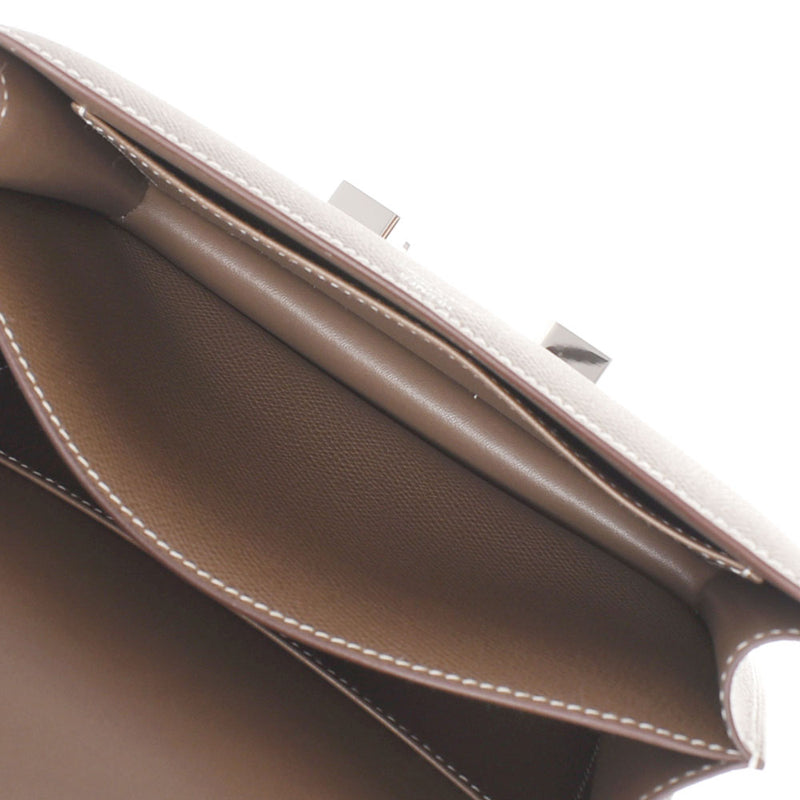 HERMES Hermes Constance 3 Mini 18 Etoo Paladium Bracket Z engraved (around 2021) Ladies Vo Epson Shoulder Bag New Used Ginzo