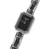 CHANEL Chanel Premiere Bezel Diamond H2163 Ladies SS/Black Ceramic Watch Quartz Black Dial A Rank Used Ginzo