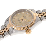 ROLEX Rolex Datejust 10P Diamond 69173G Ladies YG/SS Watch Automatic Champagne Dial A Rank used Ginzo