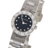 BVLGARI Bulgari Bulgari Bulgari Bulgari 23 12P Diamond BB23SS Ladies SS Watch Quartz Black Dial A Rank used Ginzo