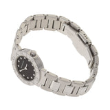 BVLGARI Bulgari Bulgari Bulgari Bulgari 23 12P Diamond BB23SS Ladies SS Watch Quartz Black Dial A Rank used Ginzo