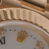 ROLEX ロレックス デイトジャスト 10Pダイヤ 69178G レディース YG 腕時計 自動巻き 白文字盤 Aランク 中古 銀蔵