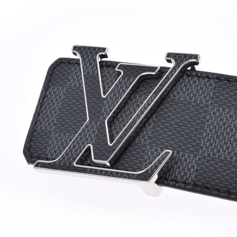 LOUIS VUITTON Louis Vuitton Santule Lv Initial 40mm 110cm Black M0340Q Men's Damier Graphit Canvas Calf Belt unused Ginzo