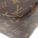 LOUIS VUITTON Louis Vuitton Monogram Spontini Brown M47500 Unisex Monogram Canvas Handbag AB Rank Used Ginzo