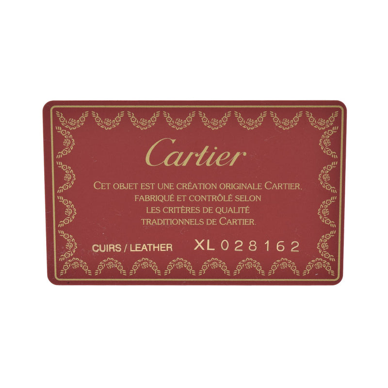 Cartier Cartier Cartier Marcello黑人女士搪瓷手提包A级使用Ginzo