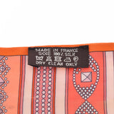 HERMES Hermes twilly old tag fittings Orange ladies silk 100 % scarf AB rank used Ginzo