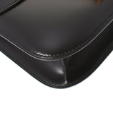 HERMES Hermes Constance 23 Black Gold Bracket ○ Q Q -engraved (around 1987) Ladies BOX Calf Shoulder Bag A Rank used Ginzo