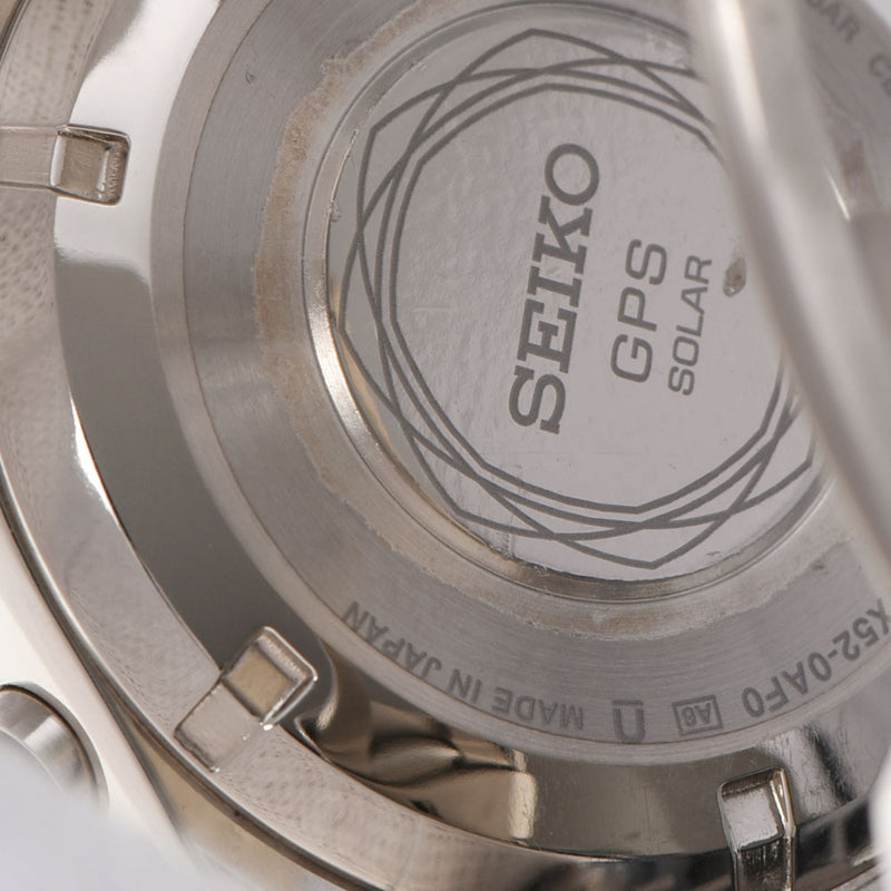 SEIKO セイコー アストロン ソーラー電波 SBXA015 メンズ チタン 腕時計 ソーラー電波時計 黒文字盤 Aランク 中古 銀蔵