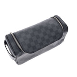 LOUIS VUITTON ルイヴィトン ダミエ グラフィット トワレポーチ 黒/グレー N47625 メンズ ダミエグラフィットキャンバス ポーチ 新同 中古 銀蔵