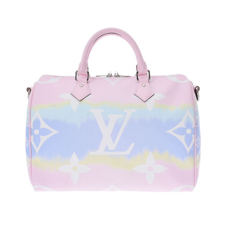 LOUIS VUITTON Louis Vuitton Lv Escal Speedy Bandriere 30 Pastel Pink M45123 Unisex Handbag A Rank used Ginzo