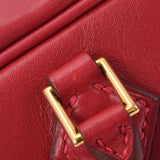 HERMES エルメス プリュム 28 エラン  ルージュガランス シルバー金具 □M刻印(2009年頃) レディース スイフト ハンドバッグ ABランク 中古 銀蔵