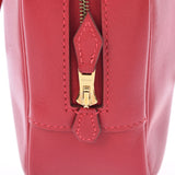 HERMES エルメス プリュム 28 エラン  ルージュガランス シルバー金具 □M刻印(2009年頃) レディース スイフト ハンドバッグ ABランク 中古 銀蔵