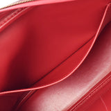 HERMES エルメス プリュム 28 エラン  ルージュガランス シルバー金具 □M刻印(2009年頃) レディース スイフト ハンドバッグ ABランク 中古 銀蔵