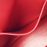 HERMES エルメス プリュム 28 エラン  ルージュガランス シルバー金具 □M刻印(2009年頃) レディース スイフト ハンドバッグ ABランク 中古 銀蔵