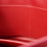 HERMES エルメス プリュム 28 エラン  ルージュガランス シルバー金具 □M刻印(2009年頃) レディース スイフト ハンドバッグ ABランク 中古 銀蔵