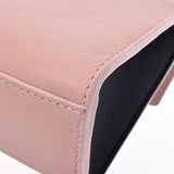 路易威顿路易斯·维顿（Louis Vuitton）我的摇滚我bb粉红色/白色/黑色银色支架M52777女士小牛肩袋A级使用Ginzo