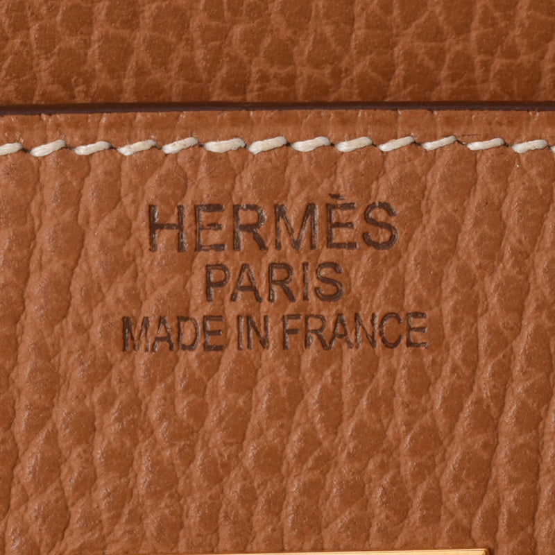 HERMES Hermes Birkin 40 Gold Gold Bracket □ K -engraved (around 2007) Unisex Vash Lie Handbag AB Rank Used Ginzo