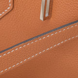 HERMES Hermes Birkin 40 Tough Silver Bracket A engraved (around 2017) Unisex Togo Handbag A Rank used Ginzo