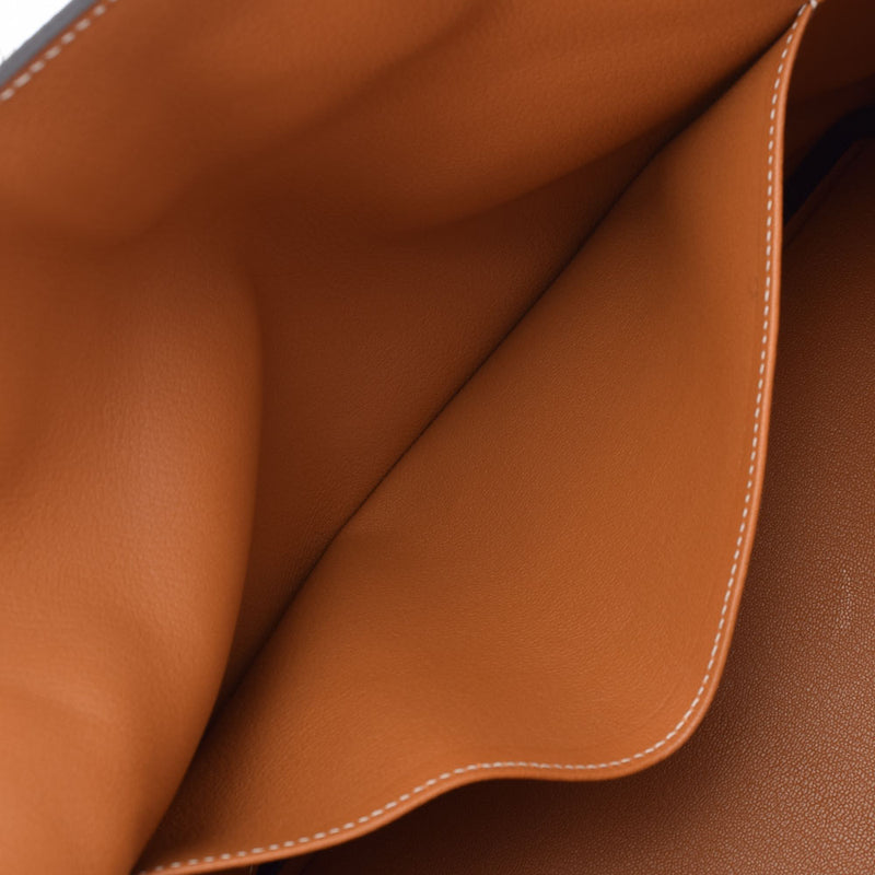 HERMES Hermes Birkin 40 Tough Silver Bracket A engraved (around 2017) Unisex Togo Handbag A Rank used Ginzo