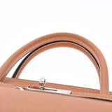 HERMES Hermes Birkin 40 Tough Silver Bracket A engraved (around 2017) Unisex Togo Handbag A Rank used Ginzo