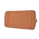 HERMES Hermes Birkin 40 Tough Silver Bracket A engraved (around 2017) Unisex Togo Handbag A Rank used Ginzo