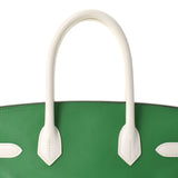 HERMES エルメス バーキン30 SPオーダー イニシャル入り バンブー パラジウム金具 □O刻印(2011年頃) レディース スイフト ハンドバッグ Aランク 中古 銀蔵