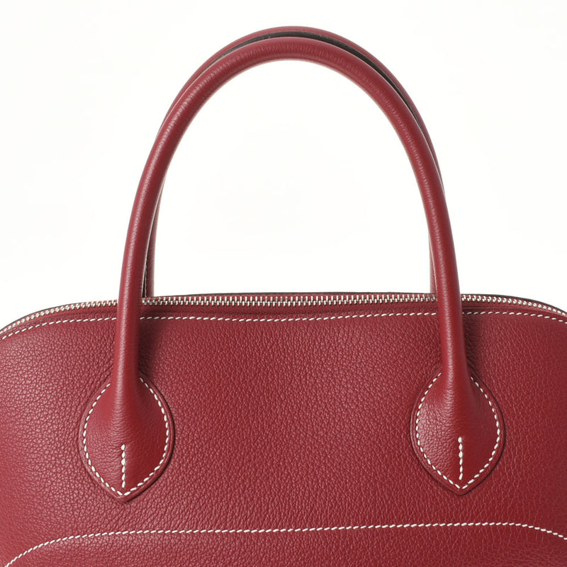 HERMES エルメス ボリード リラックス 35 ルージュアッシュ シルバー金具 T刻印(2015年頃) レディース トリヨンノビーヨ ハンドバッグ Aランク 中古 銀蔵