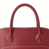 HERMES エルメス ボリード リラックス 35 ルージュアッシュ シルバー金具 T刻印(2015年頃) レディース トリヨンノビーヨ ハンドバッグ Aランク 中古 銀蔵