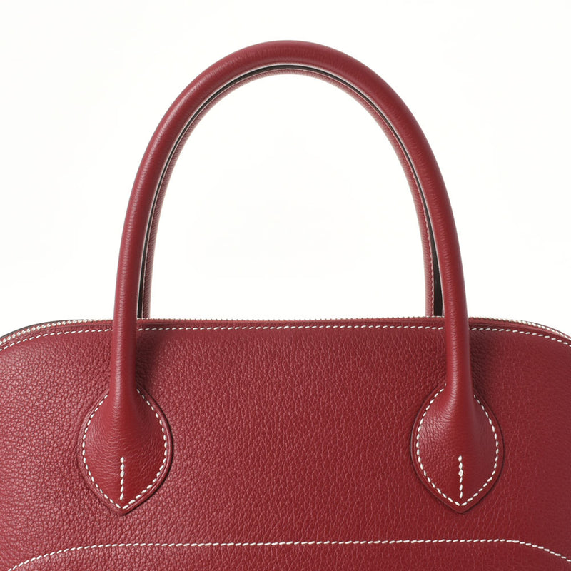 HERMES エルメス ボリード リラックス 35 ルージュアッシュ シルバー金具 T刻印(2015年頃) レディース トリヨンノビーヨ ハンドバッグ Aランク 中古 銀蔵