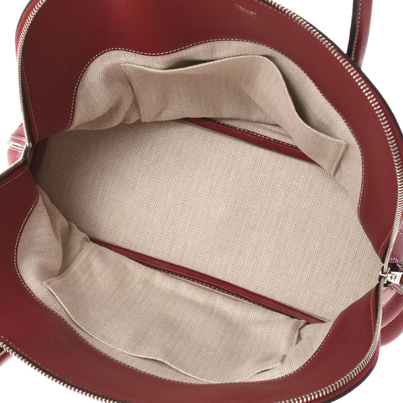 HERMES エルメス ボリード リラックス 35 ルージュアッシュ シルバー金具 T刻印(2015年頃) レディース トリヨンノビーヨ ハンドバッグ Aランク 中古 銀蔵