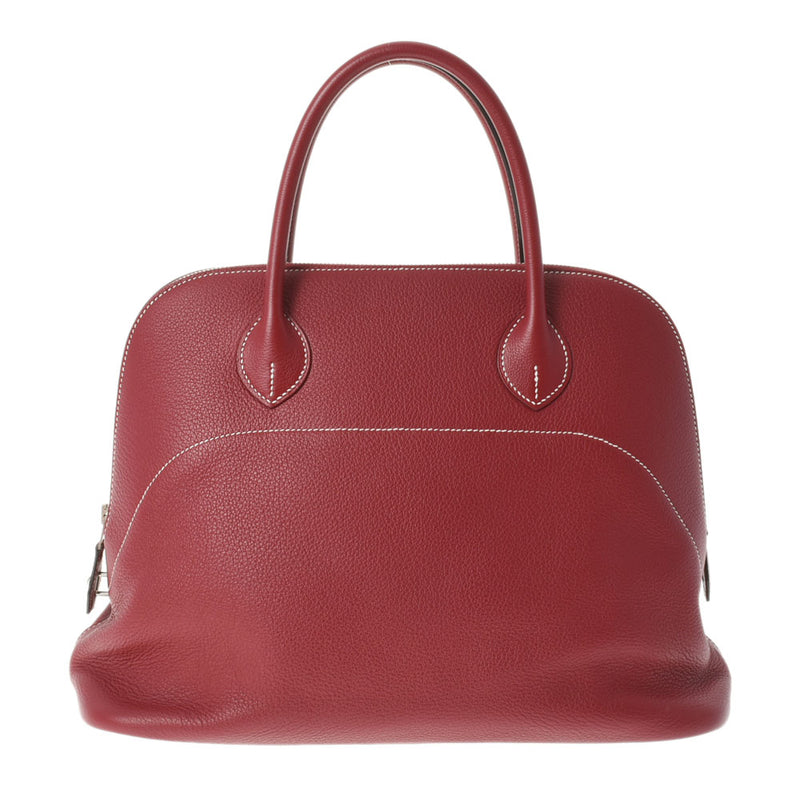 HERMES エルメス ボリード リラックス 35 ルージュアッシュ シルバー金具 T刻印(2015年頃) レディース トリヨンノビーヨ ハンドバッグ Aランク 中古 銀蔵