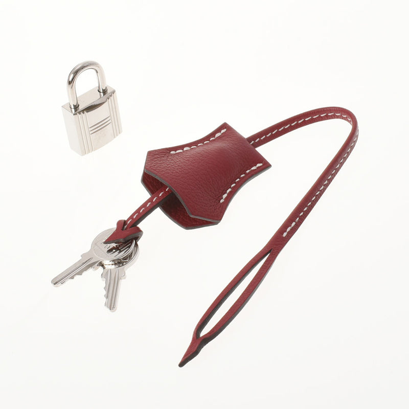 HERMES エルメス ボリード リラックス 35 ルージュアッシュ シルバー金具 T刻印(2015年頃) レディース トリヨンノビーヨ ハンドバッグ Aランク 中古 銀蔵