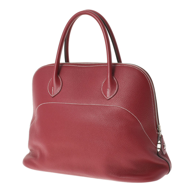HERMES エルメス ボリード リラックス 35 ルージュアッシュ シルバー金具 T刻印(2015年頃) レディース トリヨンノビーヨ ハンドバッグ Aランク 中古 銀蔵