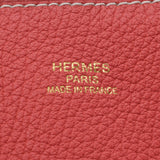 爱马仕爱马仕（Hermes Hermes dubble Sense）36可逆的布干维尔/红宝石雕刻（2017年左右）男女通用的托里昂·莱莫斯手提袋AB级使用Ginzo