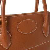 HERMES エルメス ボリード37  ゴールド ゴールド金具 ○W刻印(1993年頃) レディース クシュベル ハンドバッグ Bランク 中古 銀蔵