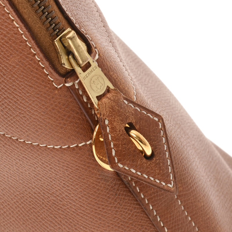 HERMES エルメス ボリード37  ゴールド ゴールド金具 ○W刻印(1993年頃) レディース クシュベル ハンドバッグ Bランク 中古 銀蔵